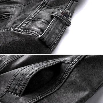 Léo - Veste biker homme en cuir