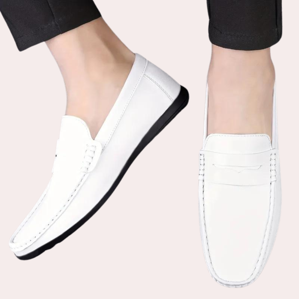 Mocassins pour hommes - Confortables & élégants - Mocassins noirs pour hommes-3
