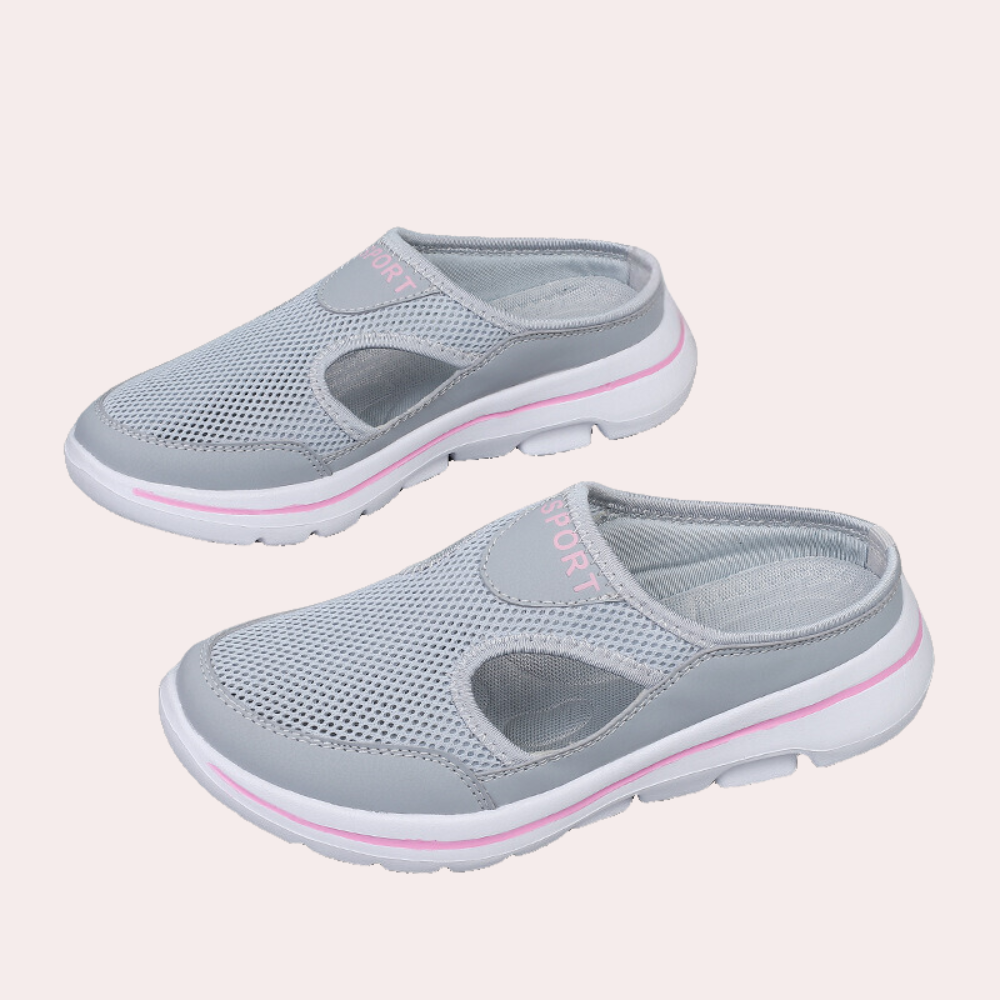 Image de variante pour Chaussons pour Hommes - Maille Respirante - Soutien Orthopédique - Noir-6
