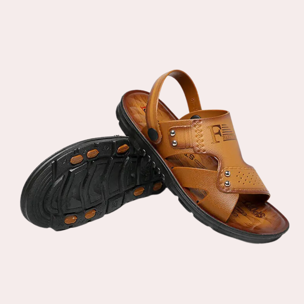 Sandales pour hommes - Style décontracté - Confortables et durables - Noir-5