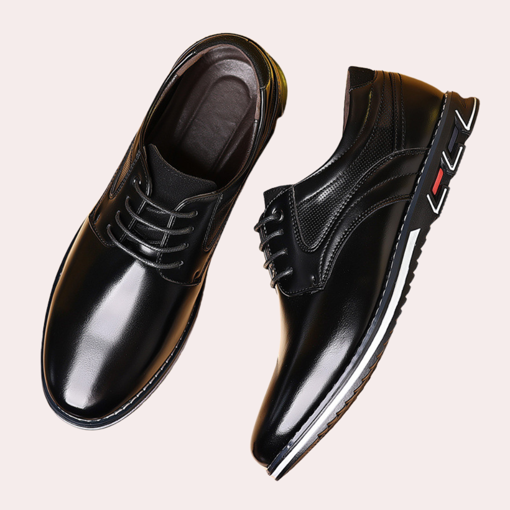 Image variante pour Chaussures pour Hommes - Élégantes & Confortables - Matériaux de Haute Qualité - Noir-10
