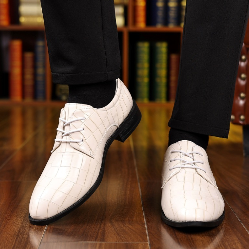 Chaussures pour hommes - ĂlĂ©gantes et confortables - Design polyvalent - Noir-2
