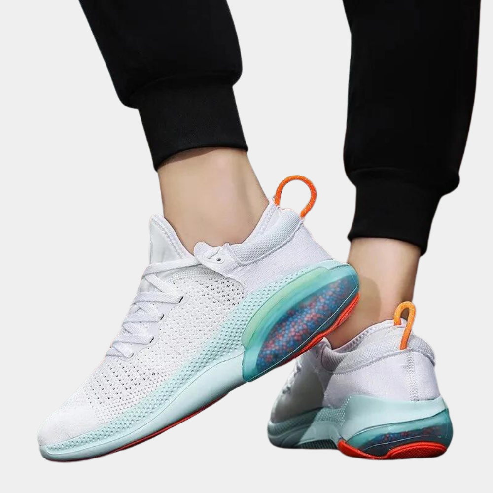 Sneakers pour hommes - Design respirant - Amorti innovant - ĂlĂ©gant et confortable - Noir-2