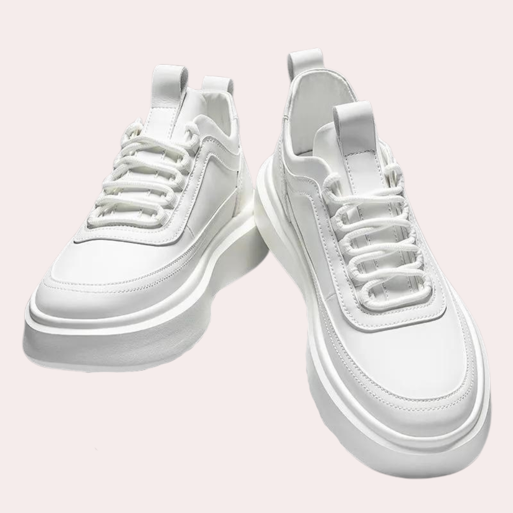 Chaussures pour hommes - Respirantes et légères - Design moderne - Noir-1