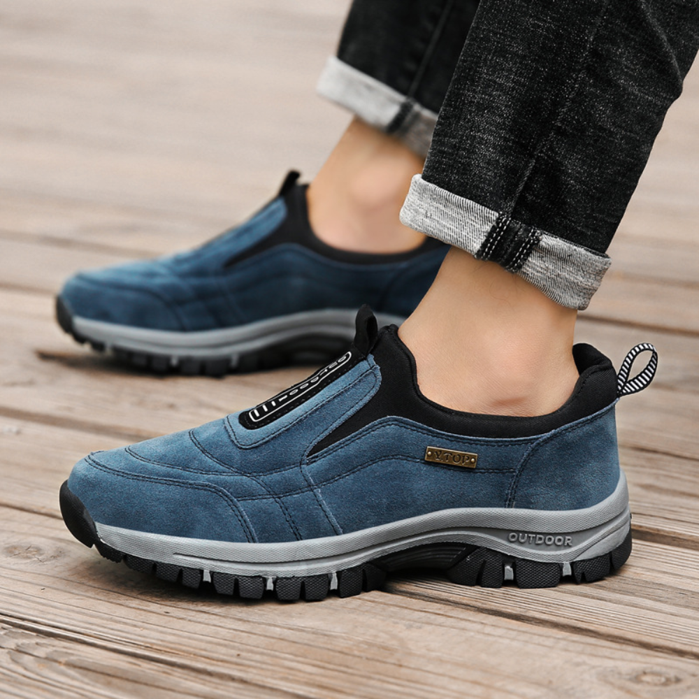 Image variante pour Chaussures d'Aventure pour Hommes - Légères et Confortables - Antidérapantes - Bleu-10