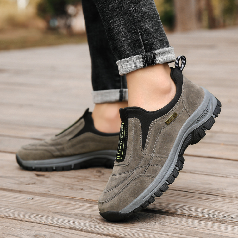 Chaussures de Randonnée pour Hommes - LégÚres et Confortables - Antidérapantes - Bleu-2