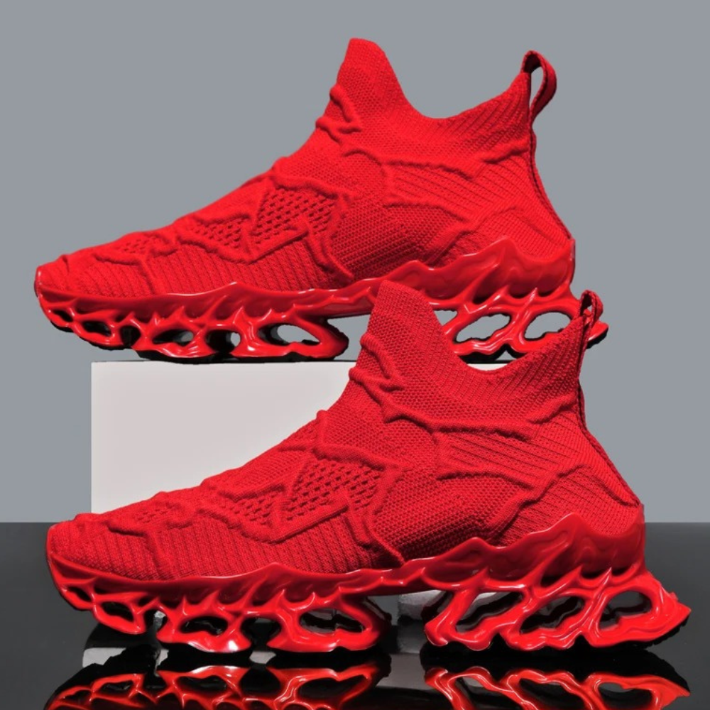 Image variante pour Sneakers Homme - Respirant Flyknit - Léger & Stylé - Couleurs Diverses - 37