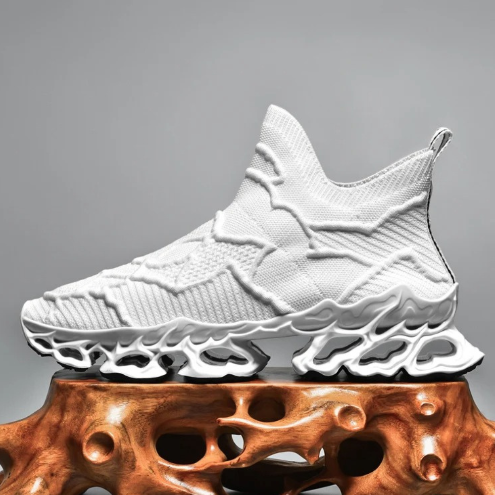 Baskets pour hommes - Tissage Flyknit respirant - Léger et élégant - Plusieurs couleurs-1