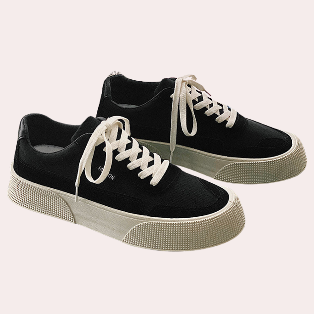 Baskets pour hommes - Design tendance - Coupe décontractée - Vert, Blanc, Noir-5