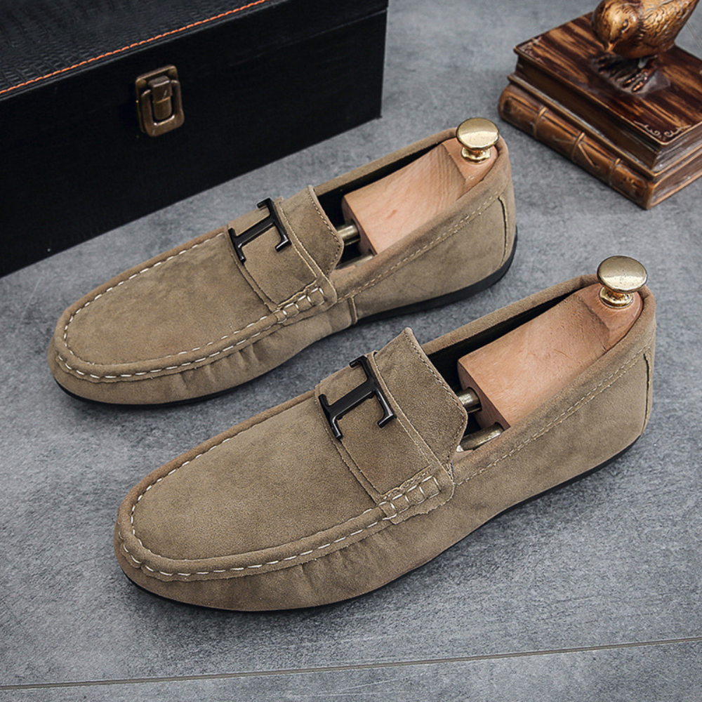 Mocassins pour hommes - Slip-On de luxe - Confortable & Stylé - Noir-1