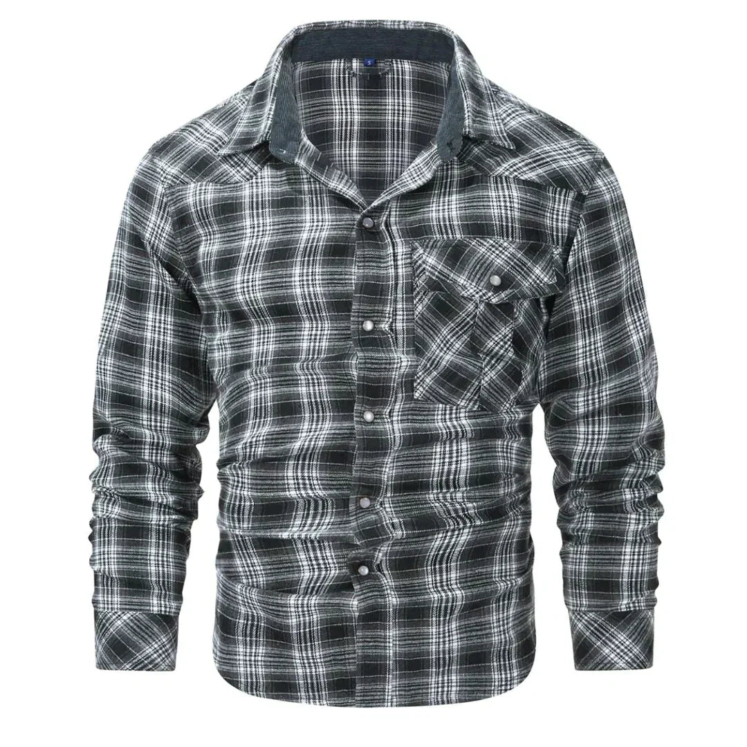 Janos - Chemise à carreaux rétro - Élégant - Hommes-1