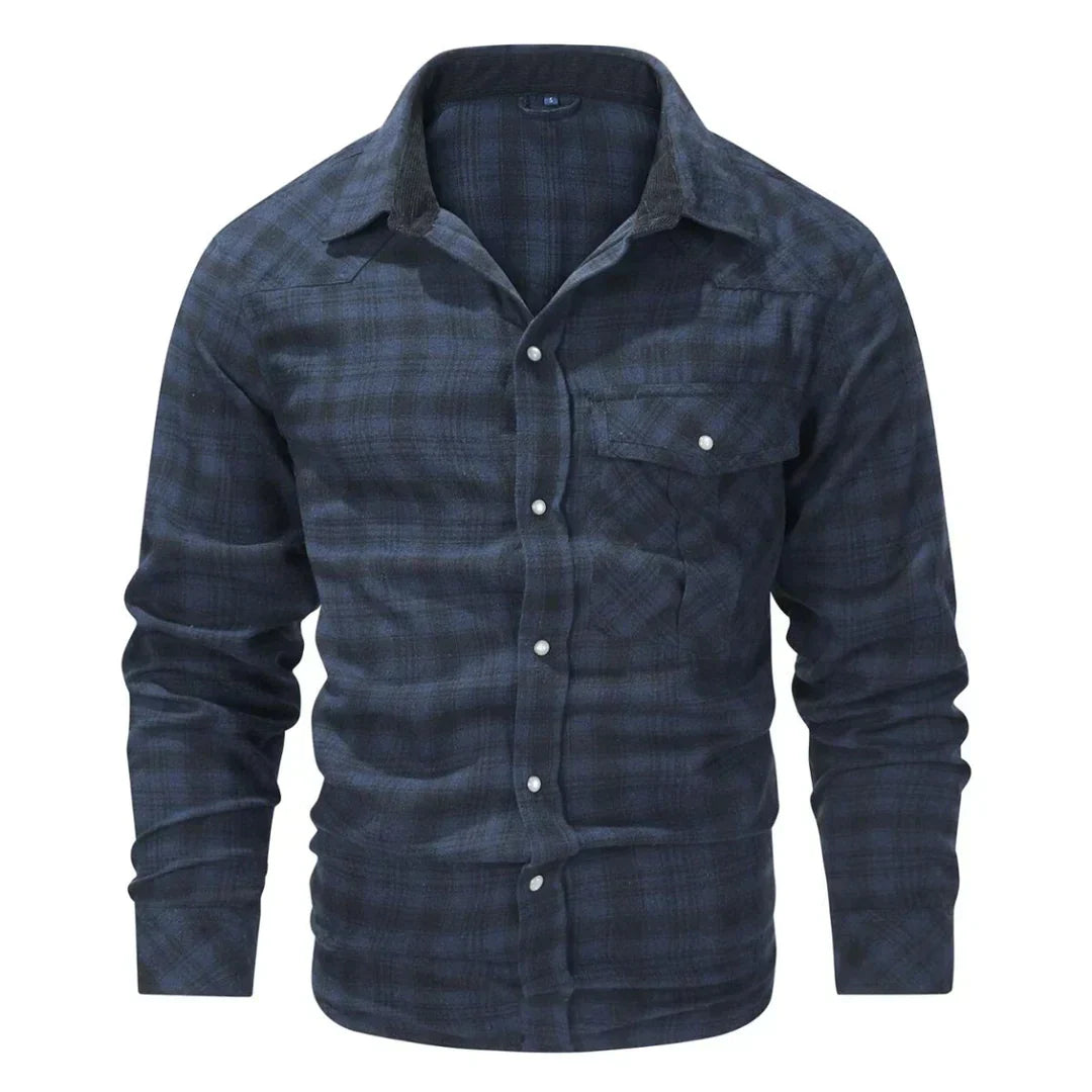 Image variante pour Janos - Chemise à carreaux rétro - Élégant - Hommes-6