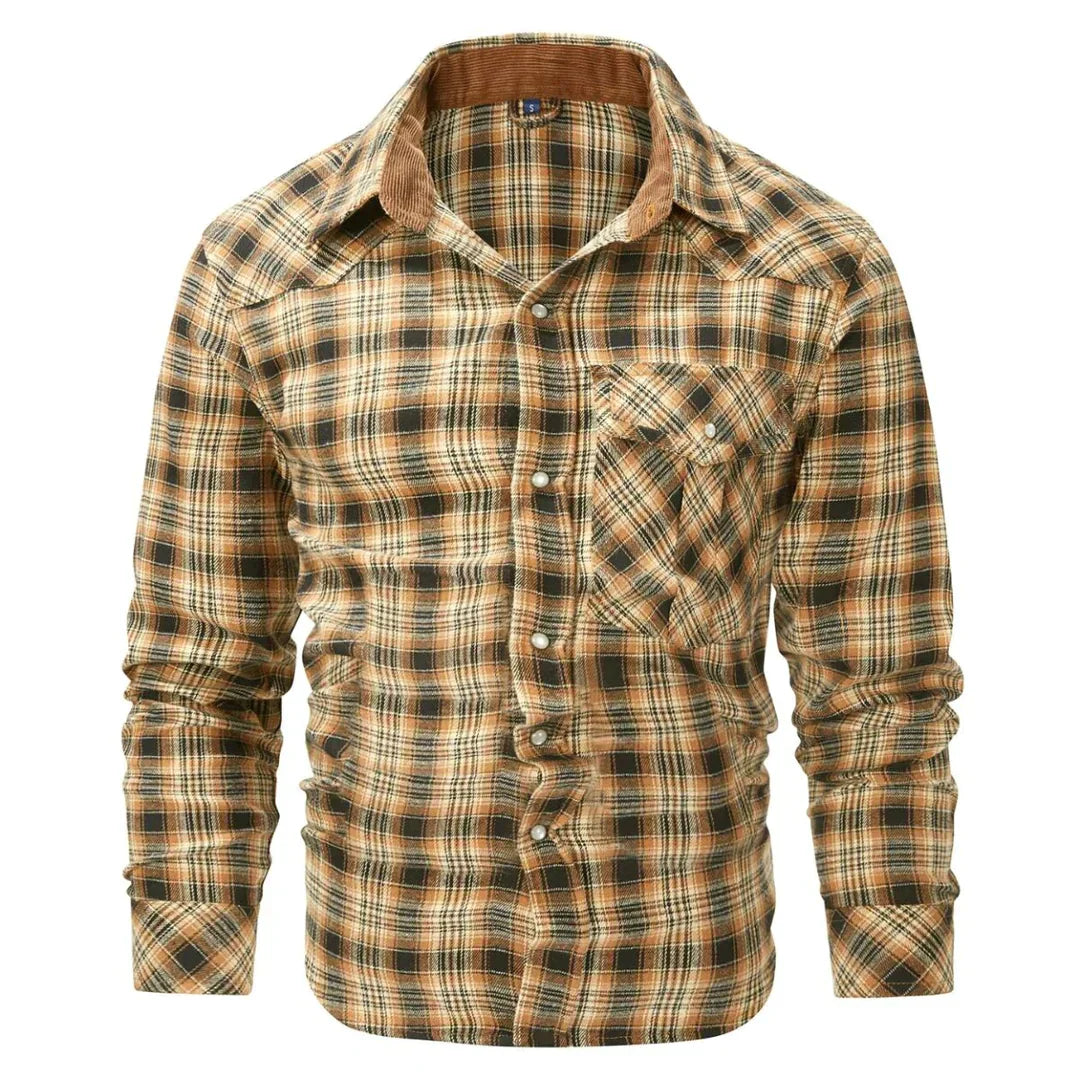 Image variante pour Janos - Chemise à carreaux rétro - Stylé - Hommes-16