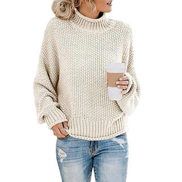 Léa - Pull col roulé femme