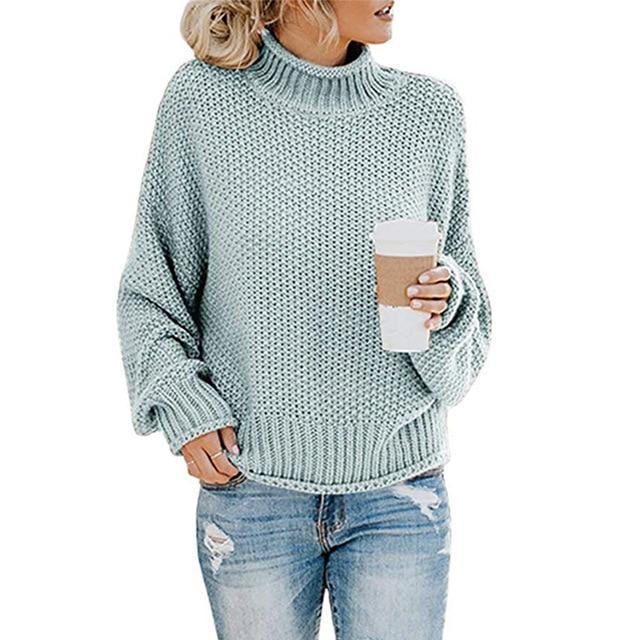 Léa - Pull col roulé femme