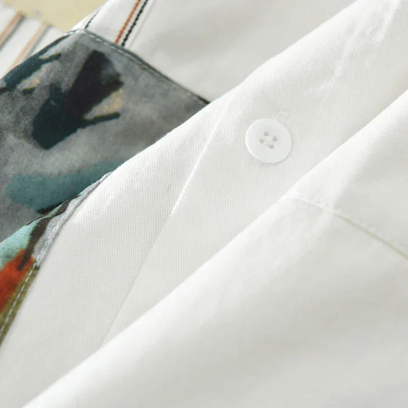 Jeroen - Chemise Patchwork Décontractée - Élégant - Hommes-4