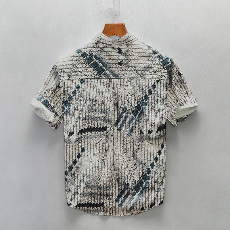 Hank - Chemise Uniquement Imprimée - Élégant - Hommes-2