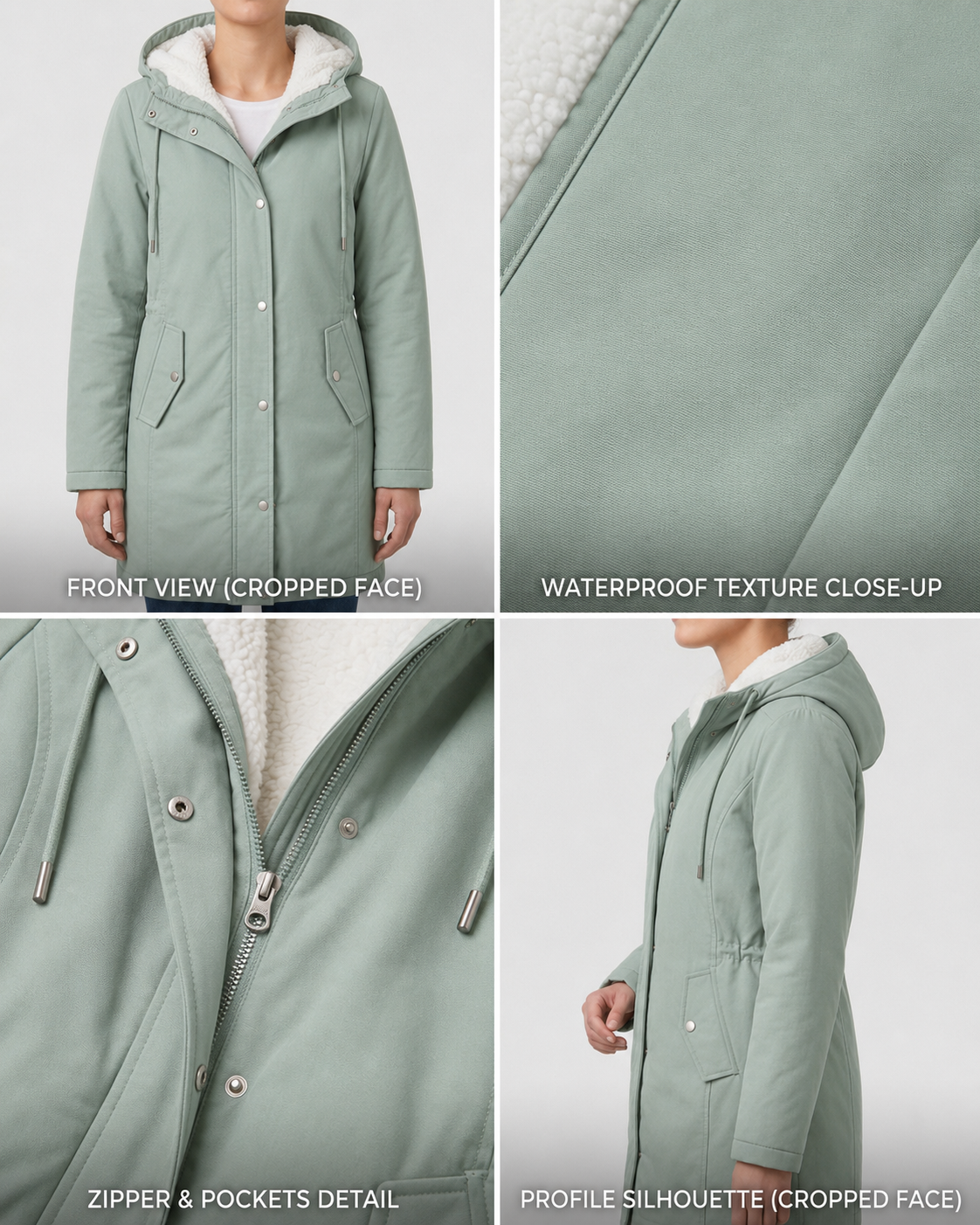 Claire | Parka Élégante Longue Doublée Polaire
