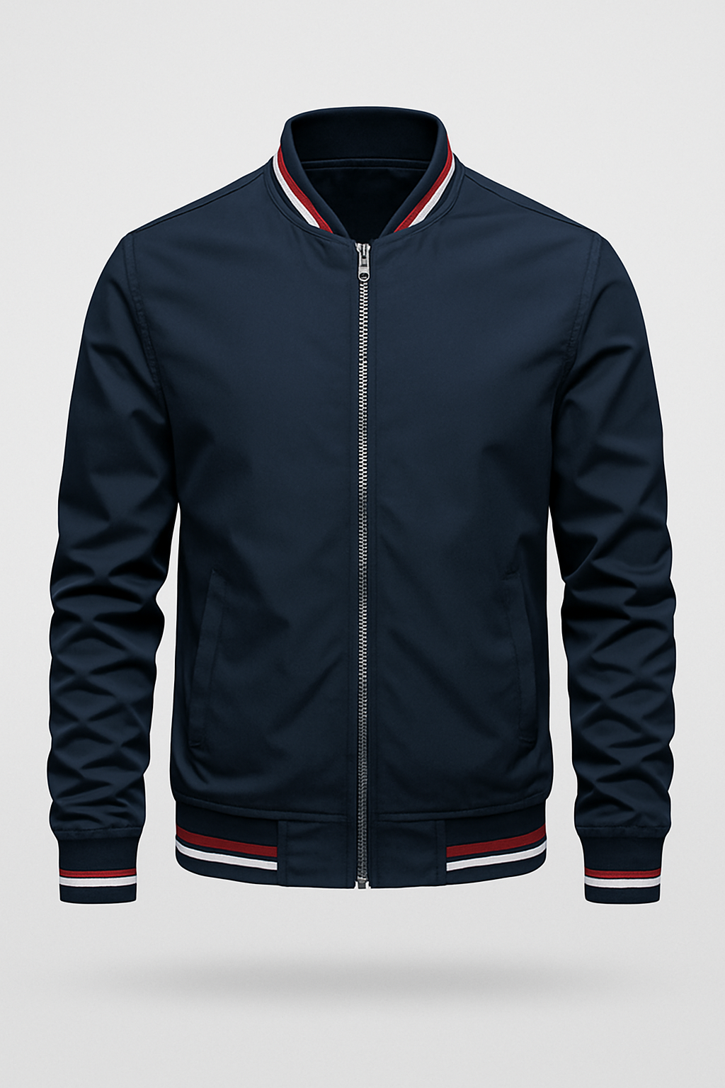 Nicolas - Veste Intemporelle Bomber Rayée