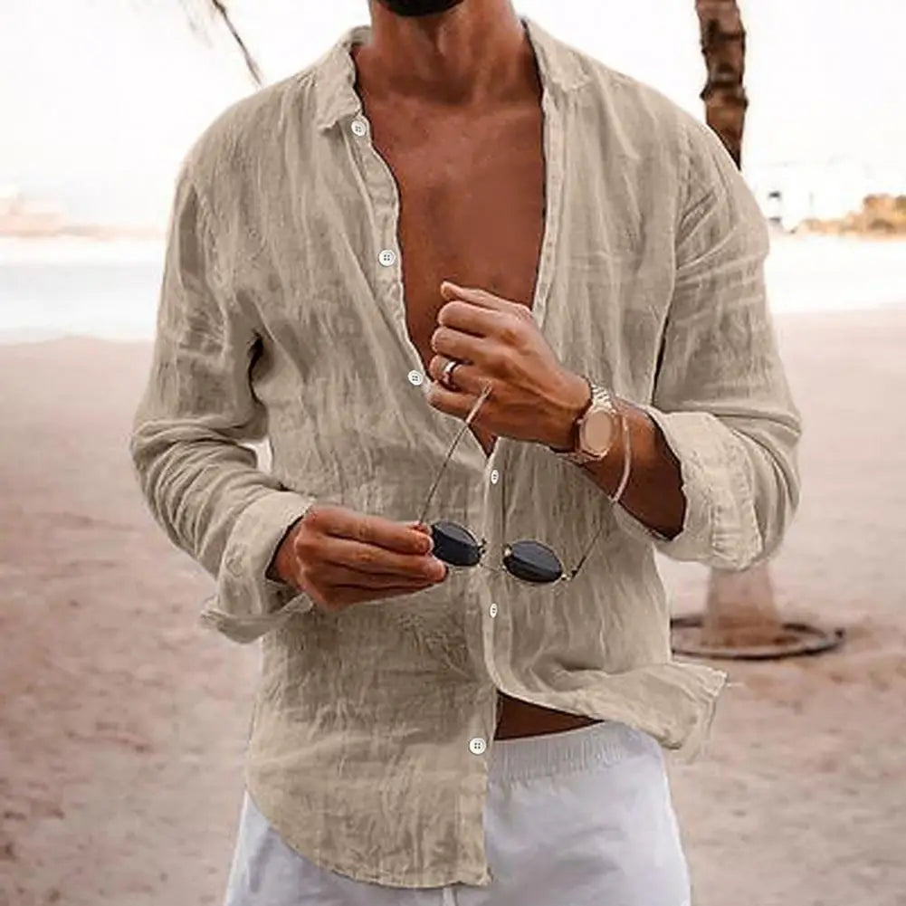 Image variante pour Hugo - Chemise en lin - Respirante - Hommes-19
