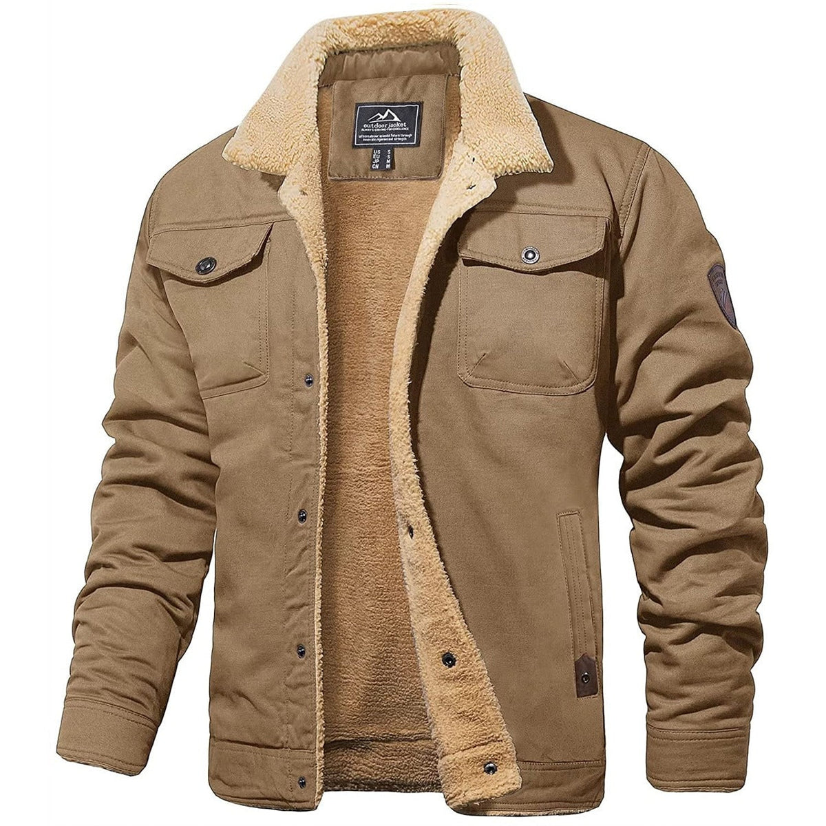 Bernard | Veste Classique Vintage Col Sherpa