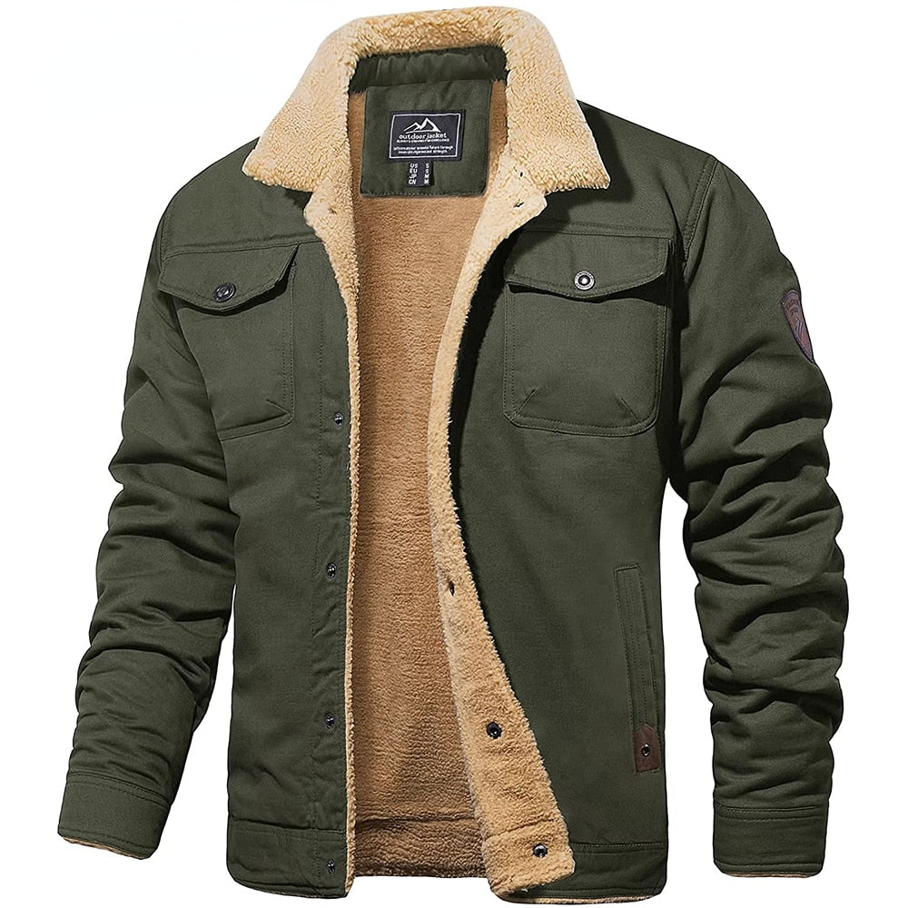 Laurent - Veste Classique Doublée Col Fourrure