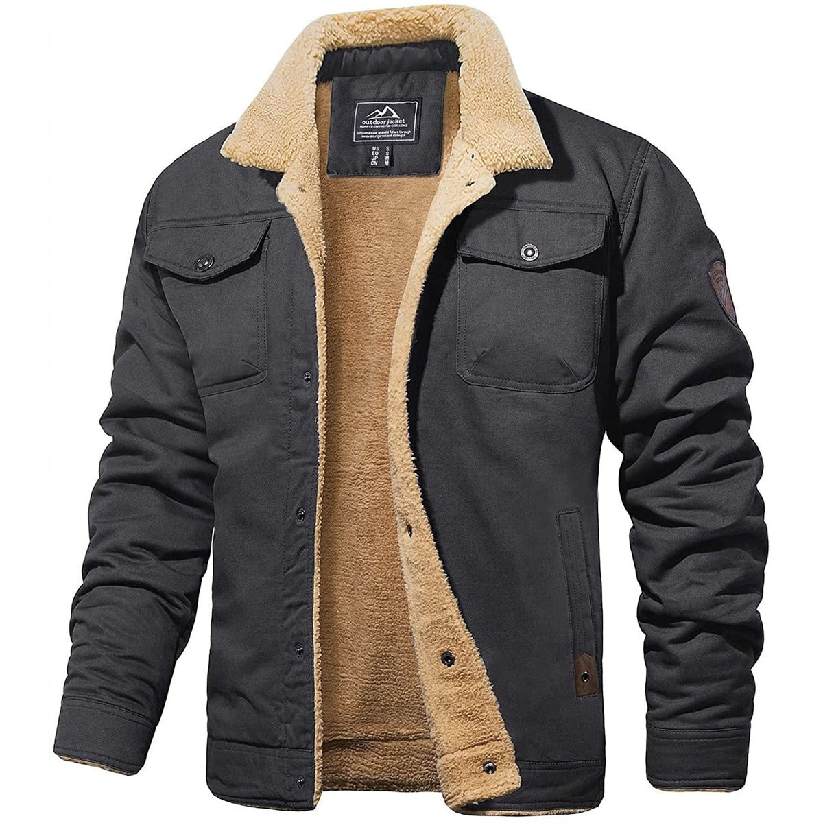 Bernard | Veste Classique Vintage Col Sherpa