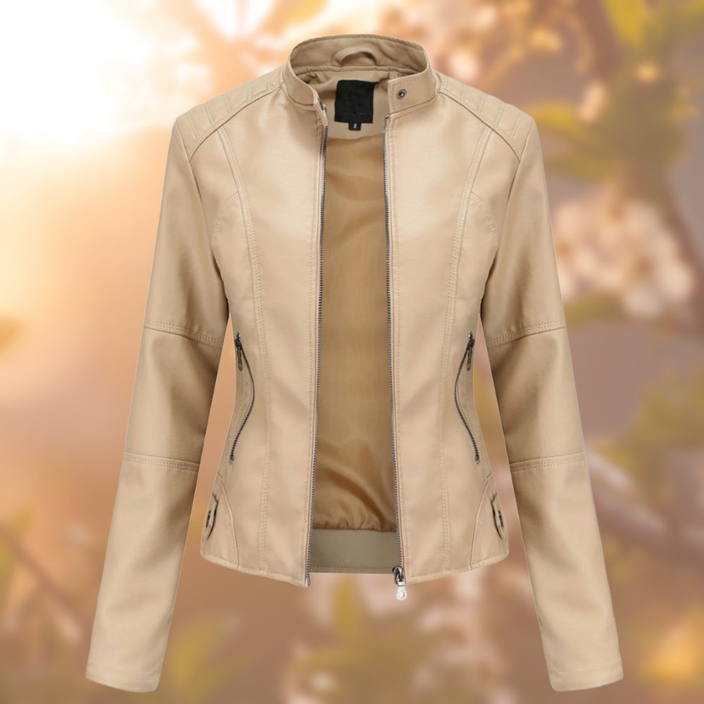 Alexa - Veste En Faux Cuir Élégante Et Unique