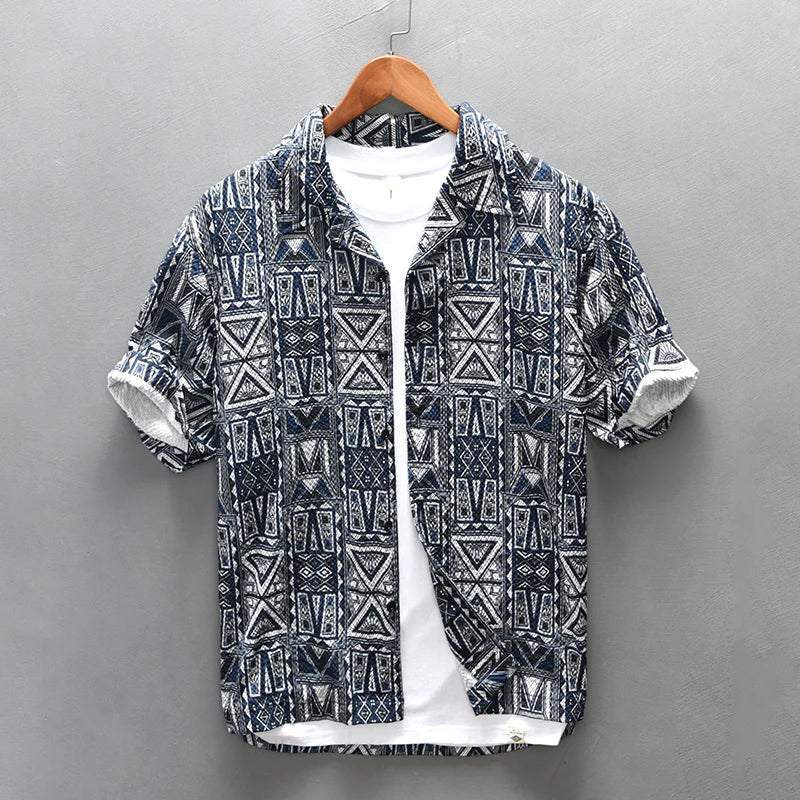 Jonah - Chemise Imprimée Numériquement - Coupe Décontractée - Hommes-1