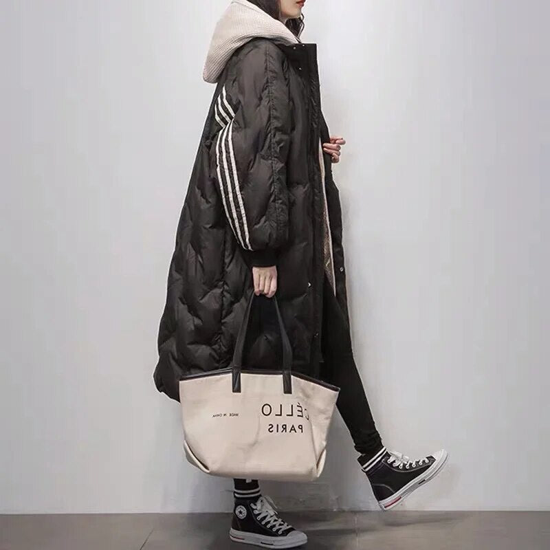 Danielle - Doudoune Élégante Oversize à Capuche