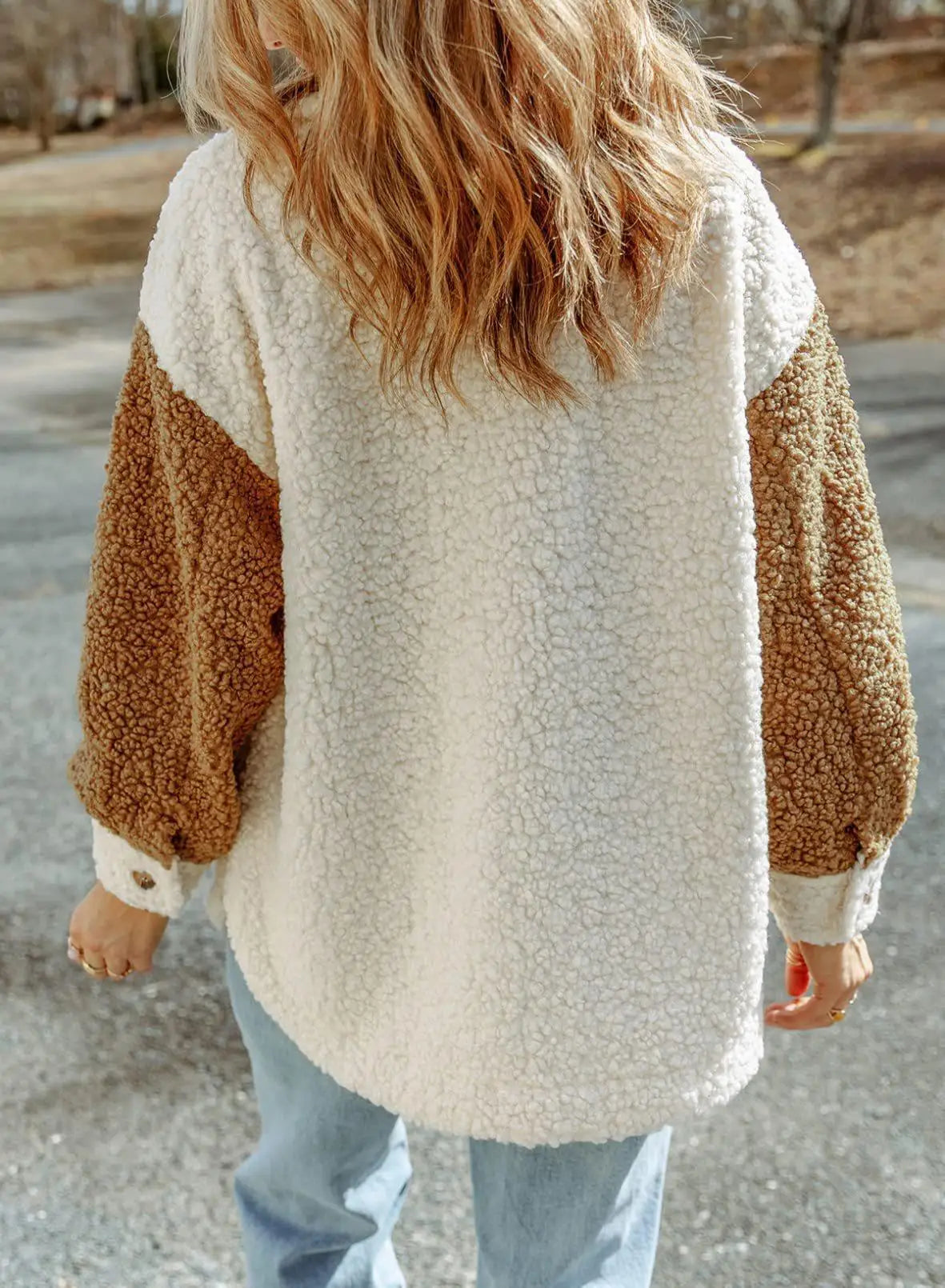 Pascale | Veste Stylée Sherpa Oversize