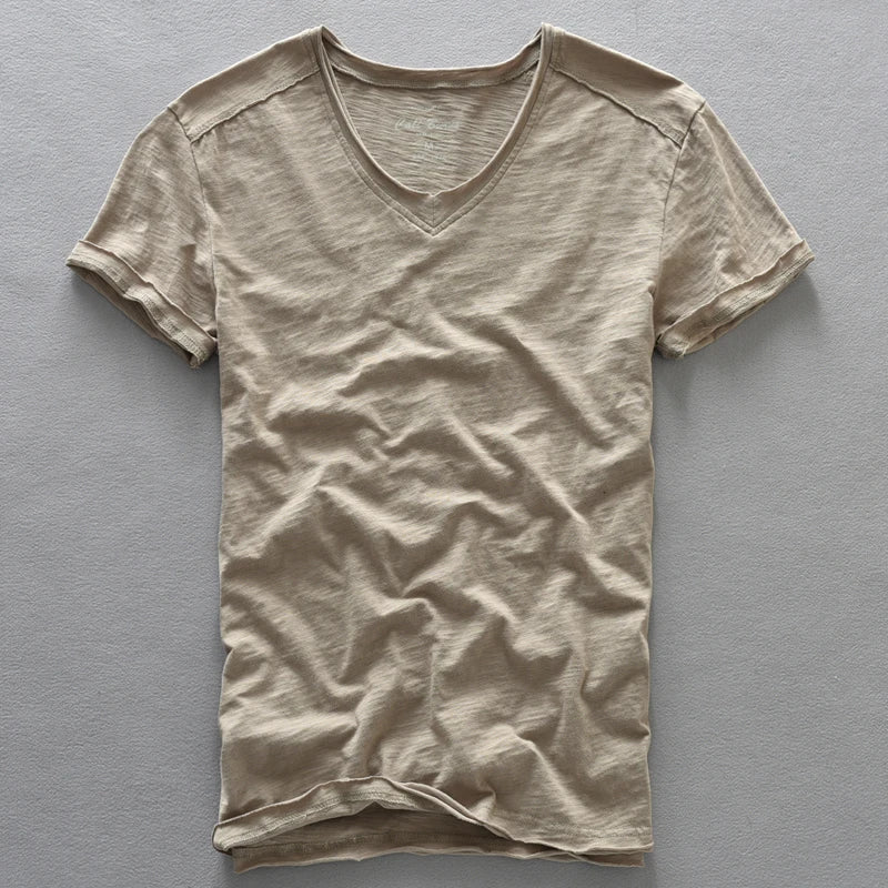 Claus - T-shirt à col en V - Confortable - T-shirt pour hommes-2