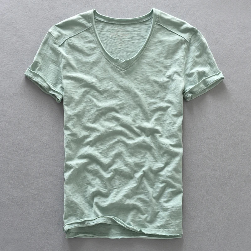 Image de variante pour Claus - T-shirt V-col - Confortable - T-shirt pour hommes - 13