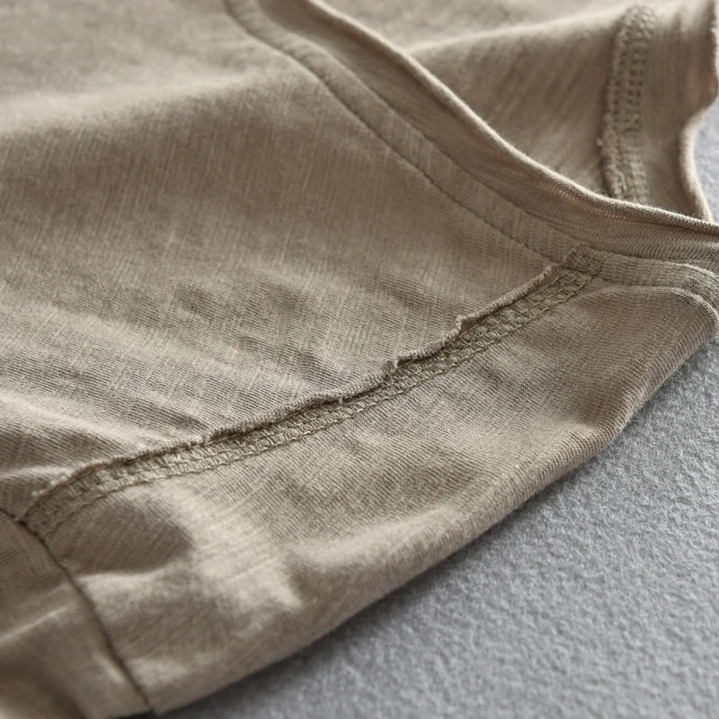 Claus - T-shirt à col en V - Confortable - T-shirt pour hommes-6