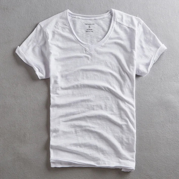 Claus - T-shirt à col en V - Confortable - T-shirt pour hommes-5