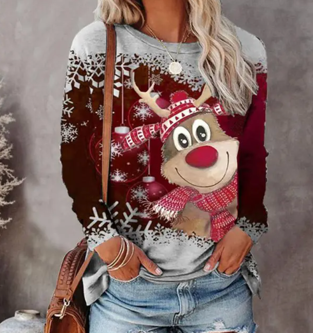 Mia - Pull noël chaud femme