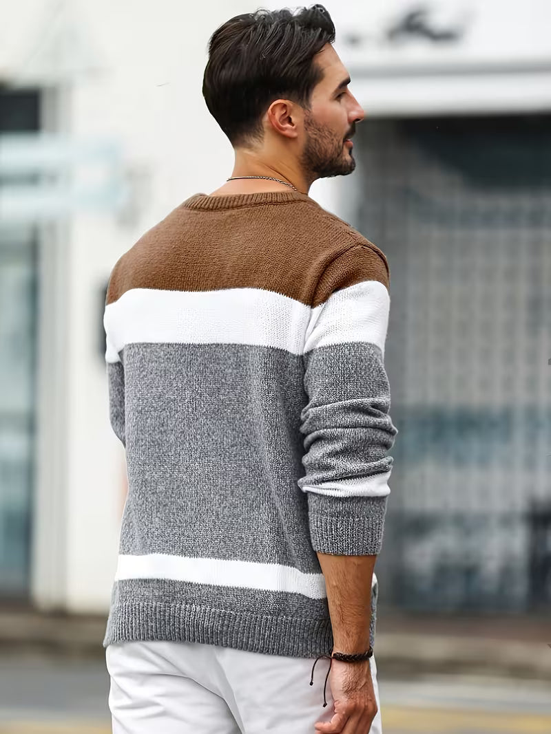 Thomas - Pull Classique Torsadé Color