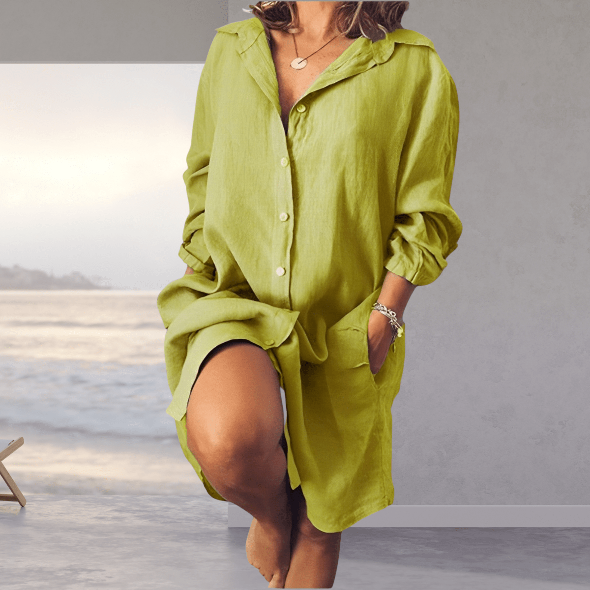 Margaux - Robe Chemise D'ĂtĂ© Oversized