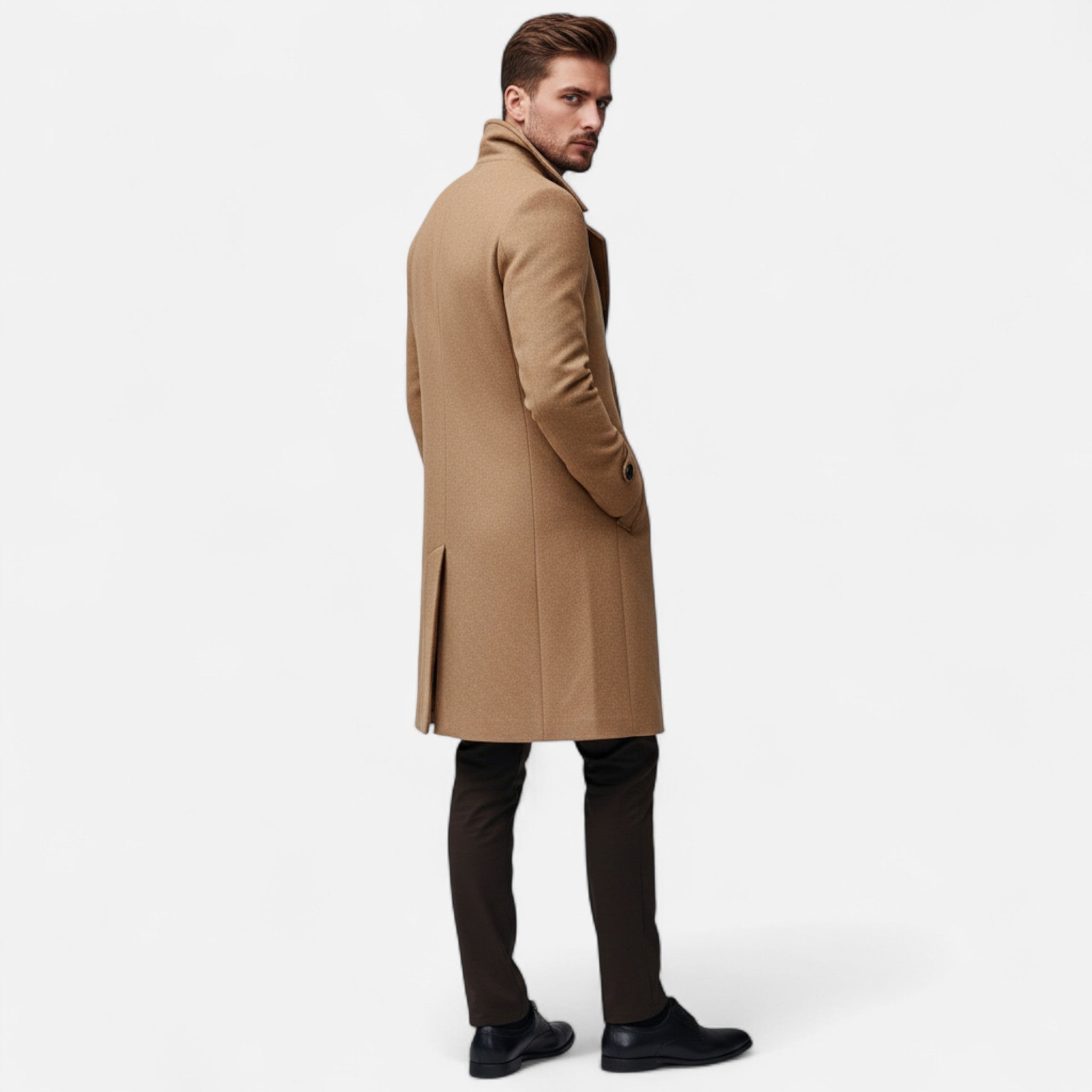 Hugo - Pardessus Long Double Boutonnage Homme