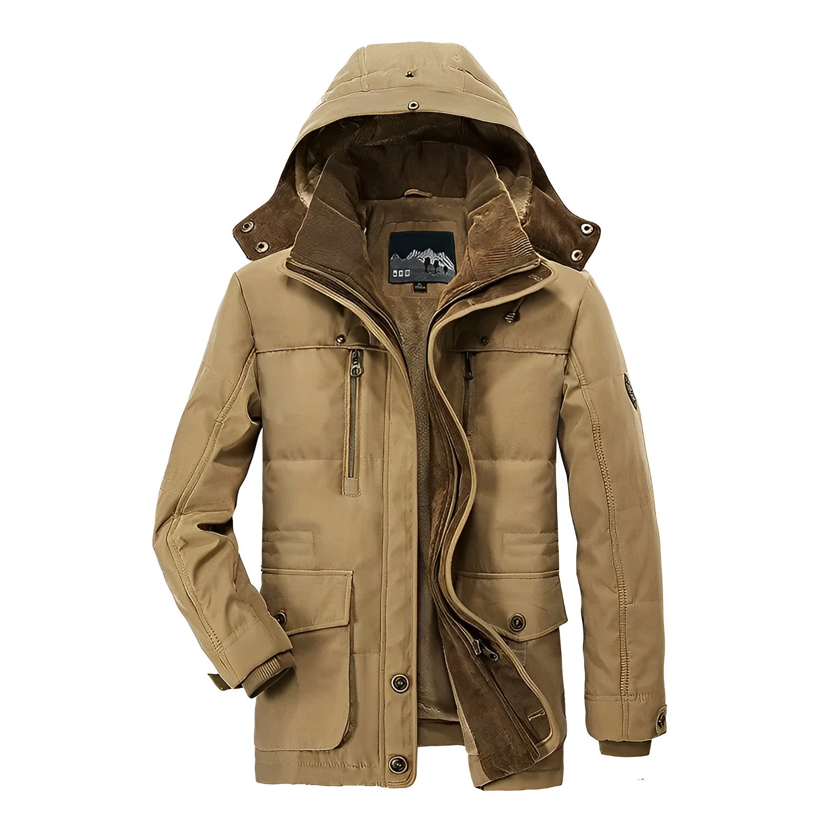 Jean - Manteau d'hiver classique pour hommes