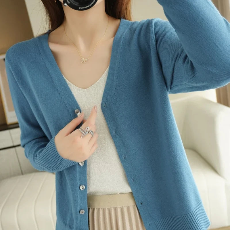 Léa - Femme Cardigan Tricoté