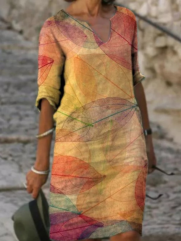 Monia - Robe Midi d’Été Chic