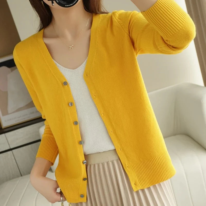 Léa - Femme Cardigan Tricoté