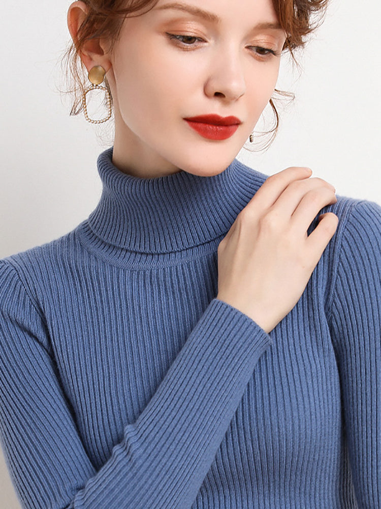 Sophie – Col Roulé Élégant Pour Femme