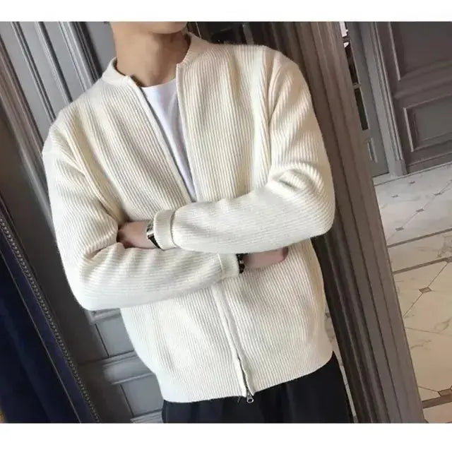 Antoine – Veste Décontractée Pour Hommes Avec Fermeture Éclair Et Finitions Élégantes