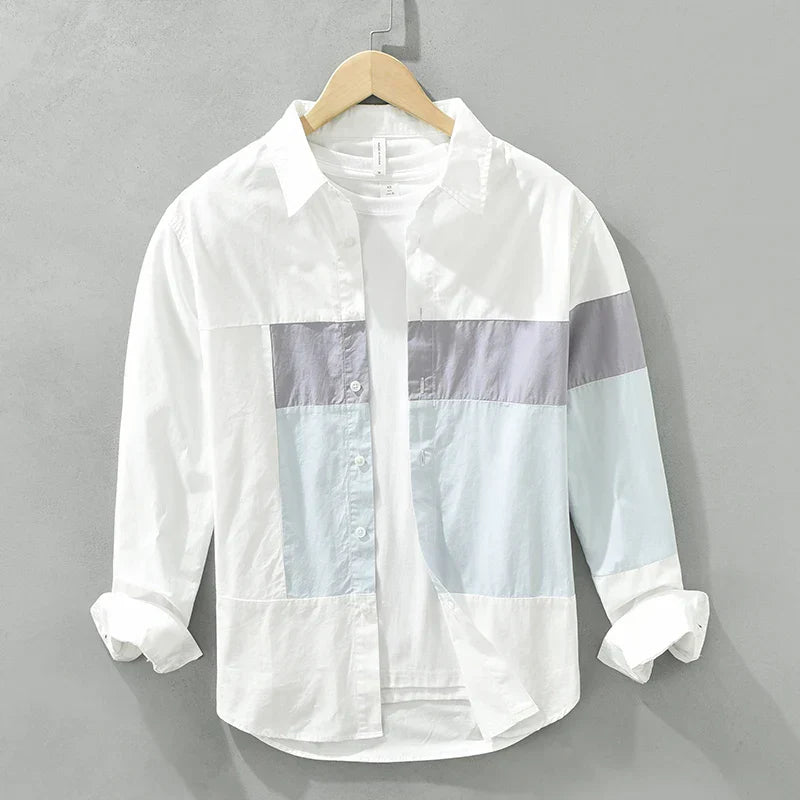 Carson - Chemise Patchwork - Moderne - Hommes-1