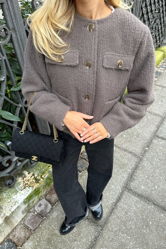 Anaïs – Veste Mode Avec Poches Et Boutons Pour Femme