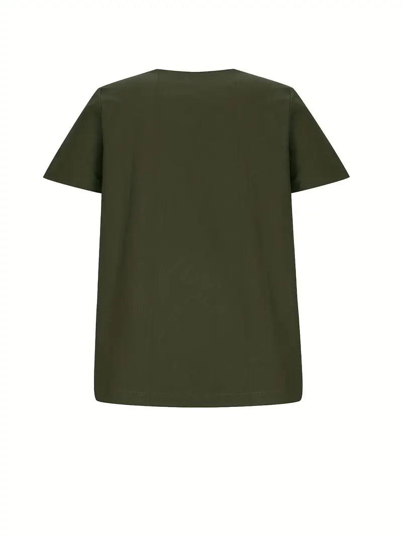 Blouse Femme En Lin Manches Courtes Boutonnée - Janine