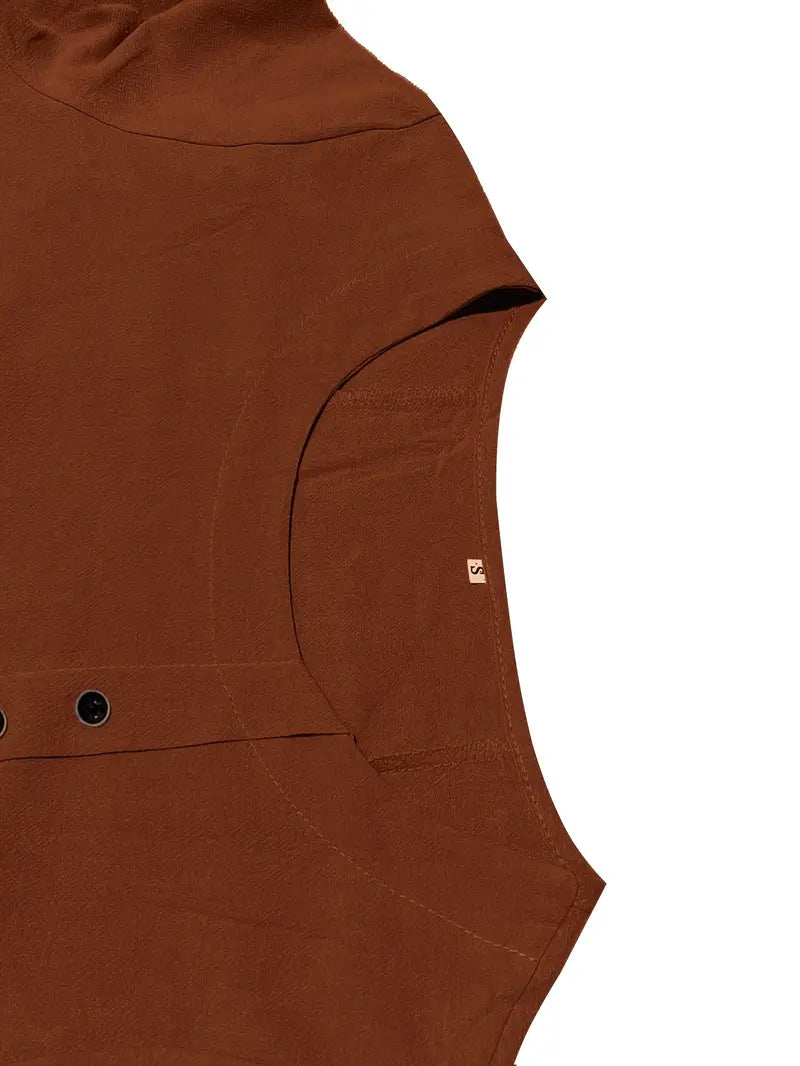 Blouse Femme En Lin Manches Courtes Boutonnée - Janine