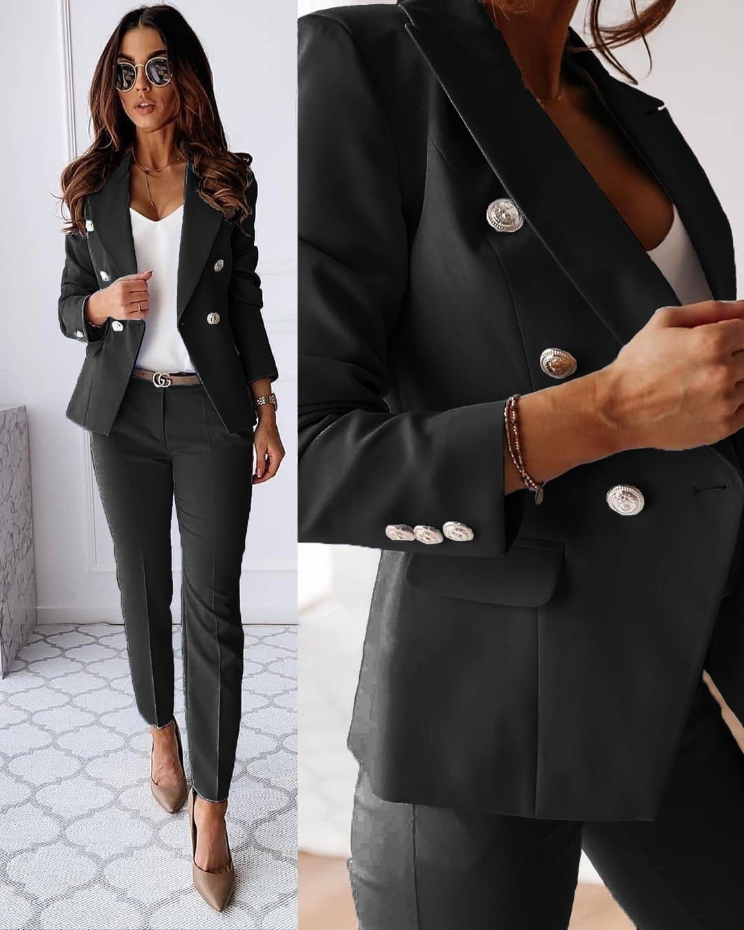 Lina - Ensemble blazer élégant pour femme